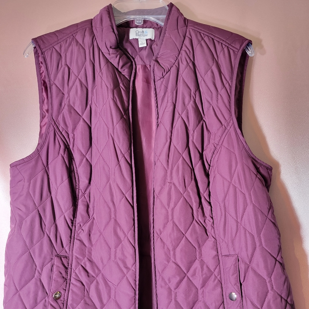 Croft & Barrow Purple Vest